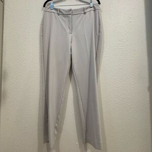 NWOT White House Black Market Light Gray Women's Trousers